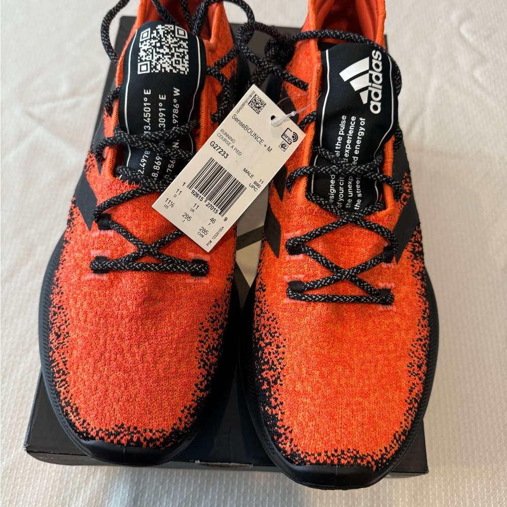 Adidas SenseBOUNCE+ M in Fiery Orange and Deep Black
